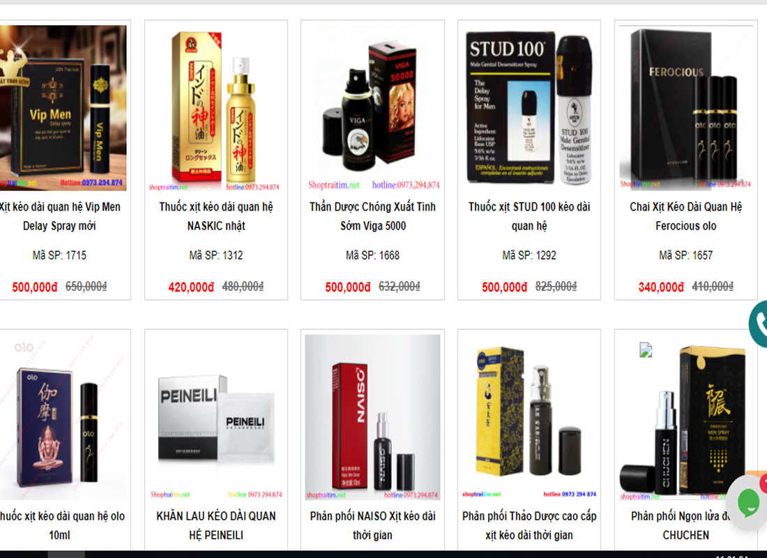 thuốc xịt kéo dài quan hệ với công thức thế hệ mới tại Tphcm